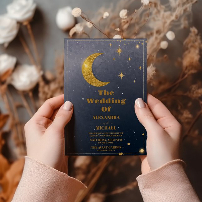Invitación Boda de Galaxia Celestial de Night Star (Subido por el creador)