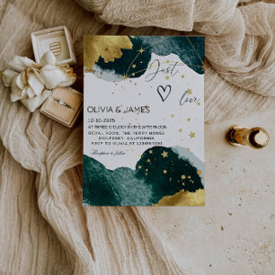 Invitación Boda de Galaxia de Lujo - Fiesta Estelar "Solo Amo