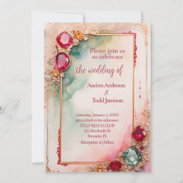 Invitación Boda de Gem stone
