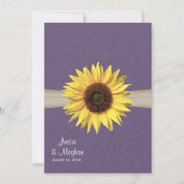 Invitación Boda de girasol
