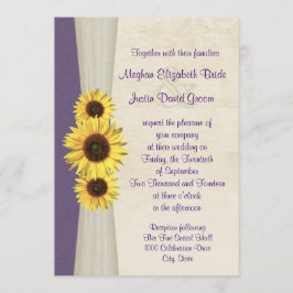 Invitación Boda de girasol