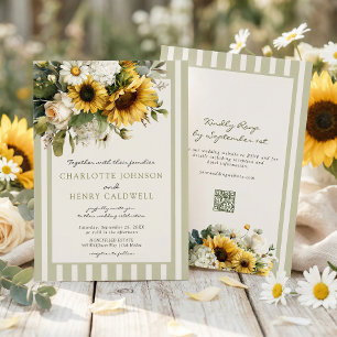 Invitación Boda de Girasoles