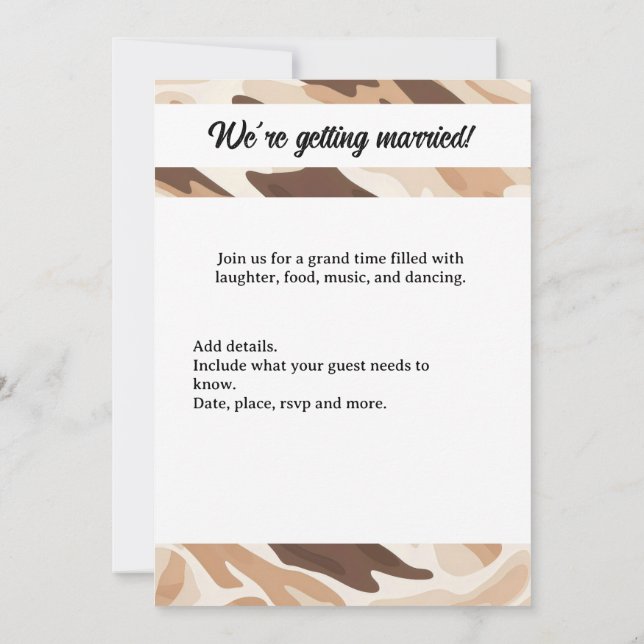 Invitación Boda de granja vaca púrpura (Reverso)