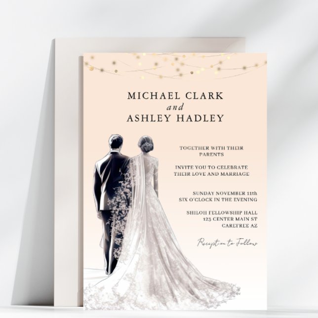 Invitación Boda de Groom de Novias Tradicionales Ligeras (Subido por el creador)