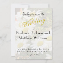 Boda De Guión Amarillo De Fondo Daisy