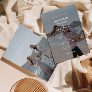 Invitación Boda de guión gráfico elegante y moderno