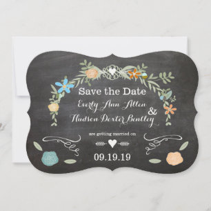 Invitación Boda de guirnalda floral acuática rosa menta en pi