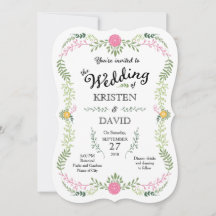 Boda de guirnaldas de la floración de la primavera