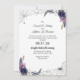 Invitación Boda de Halloween