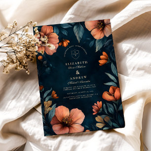 Invitación Boda de Halloween elegante