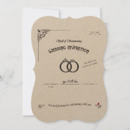 Invitación Boda de Hechizo de Invocación