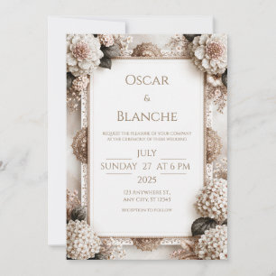 Invitación Boda de Herencia de Hortensia Marfil
