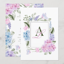 Boda de hidrangea floral estética