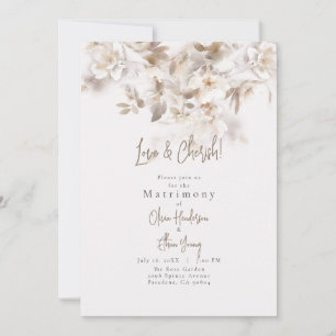Invitación Boda de hojas de caída blandas
