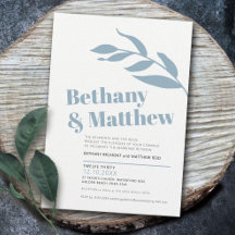 boda de hojas de oliva blancas de color azul minim