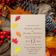 Boda de Hojas de Otoño