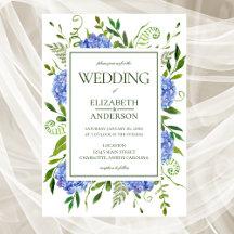 Boda de Hortensias Azules