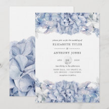 Boda de Hortensias Azules