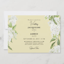 Boda de Hydrangeas Blancas Amarillas