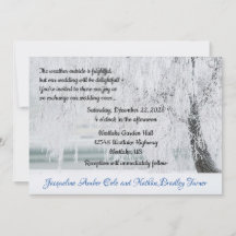 Boda de Icy Branches Winter Wonderland