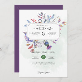 Invitación Boda de impresión o descarga de fragmentos de invi