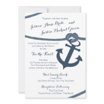 Boda de inclinación náutica y ancla