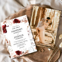 Boda de Instagram de Boho Wildflower Fall