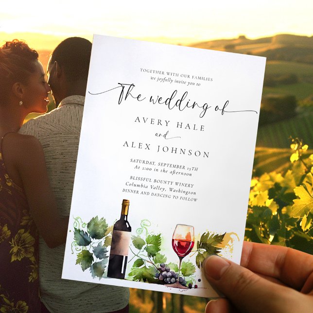 Invitación Boda de invierno acuarela (Subido por el creador)