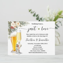 Boda de invierno blanca sin nada elegante solo amo