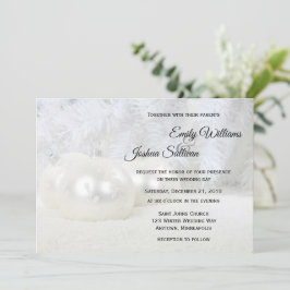 Invitación Boda de Invierno de los Navidades Blancos