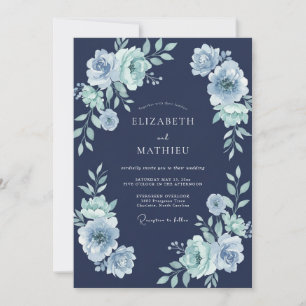 Invitación Boda de invierno en el solsticio de la Marina