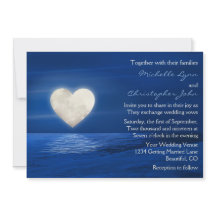 Boda de invierno en Heart Moon and Snowy Beach