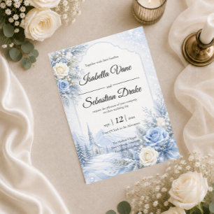 Invitación Boda de invierno encantada