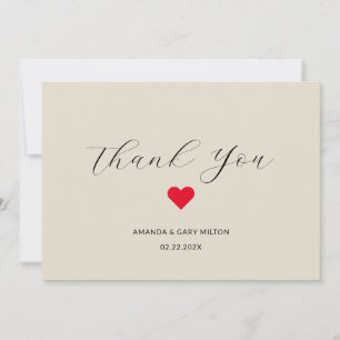 Invitación Boda de invierno simple gracias