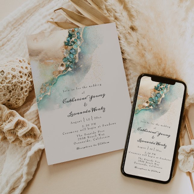 Invitación Boda de Isla Esmeralda (Subido por el creador)