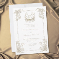 Boda de Jardín con Cresta de Cisne Dorado Elegante