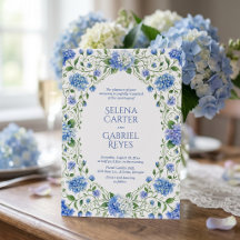 Boda de Jardín Costero con Hortensias Azules Polvo