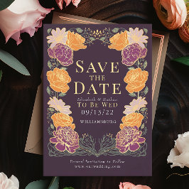 Invitación Boda de jardín encantada Salven la fecha verde