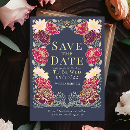 Invitación Boda de jardín encantada Salven la fecha verde