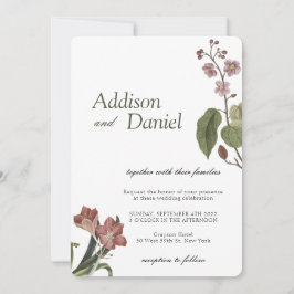 Invitación Boda de jardín floral