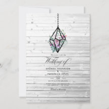 Boda de Jardín Floral Pastel Rústico en Terrario