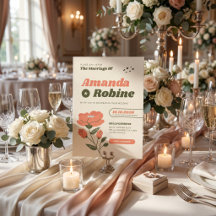 Boda de Jardín Floral Vintage Retro