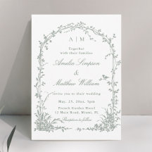 Boda de Jardín Romántico con Arco Floral Verde Sal