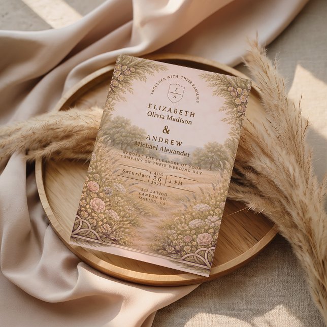 Invitación Boda de Jardín Rústico en el Campo (Subido por el creador)