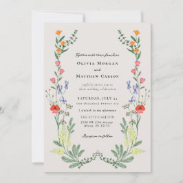 Invitación Boda de jardín secreto