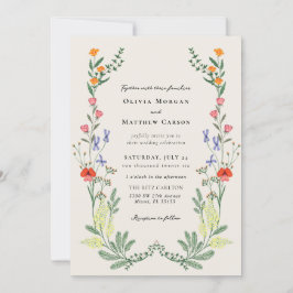 Invitación Boda de jardín secreto