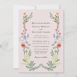 Invitación Boda de jardín secreto