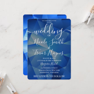 Invitación Boda de joya facetada personalizada