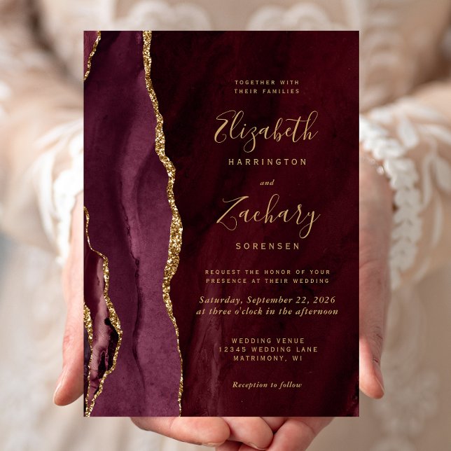 Invitación Boda de la Bolsa de Oro de Borgoña (Subido por el creador)