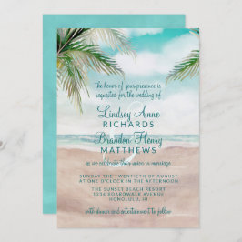Invitación Boda de la Brisa Insular Pintada
